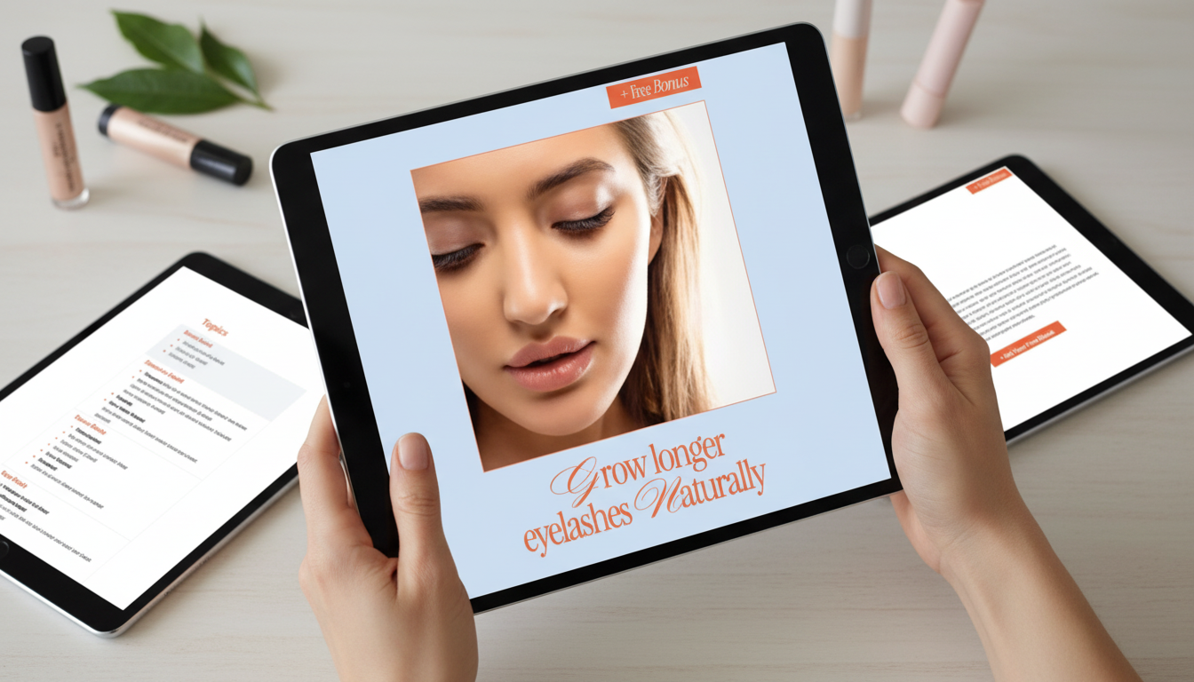 Grow Longer Eyelashes Naturally: 4-Week Lash Care Plan