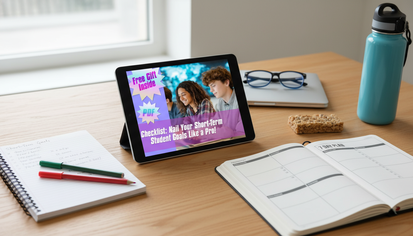 Short-Term Student Goals: Checklist + 7-Day Plan
