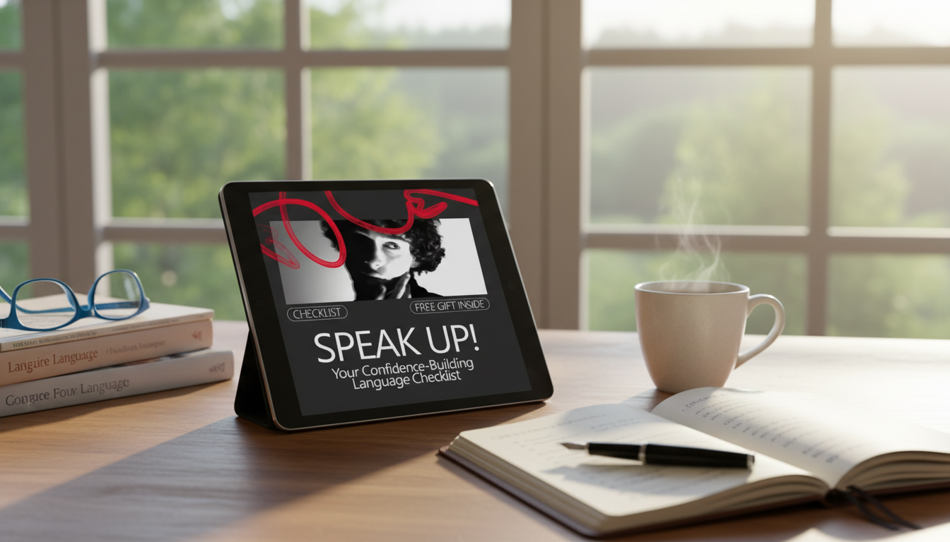 Speak Up Daily: A 15-Min Checklist to Build Confidence