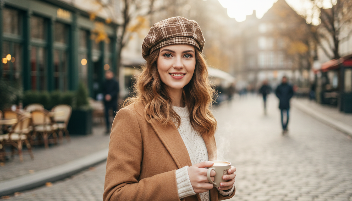 How to Style a Plaid Winter Beret: Warm, Chic Looks