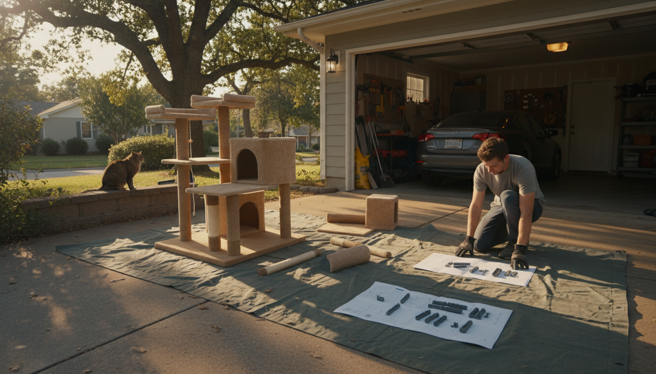 Stable Cat Tree Guide: Base, Posts, and Wall Anchors